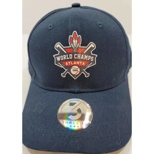 Atlanta Braves MLB World Series 2021 Baseball Cap Adult BLUE One Size Fits All